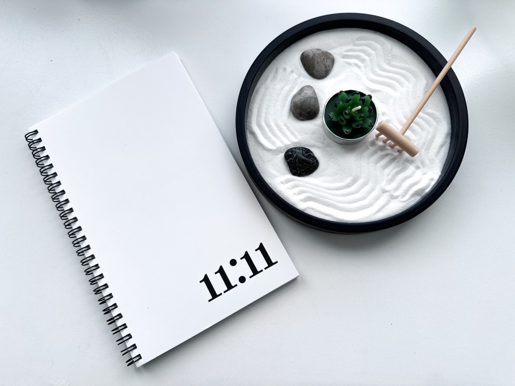 1111 journal for scripting, journaling, gratitude, and manifesting.