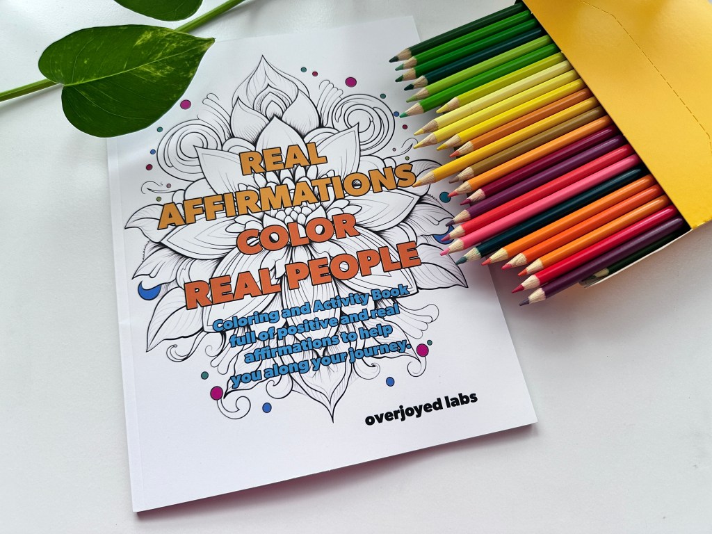 positive affirmations coloring book